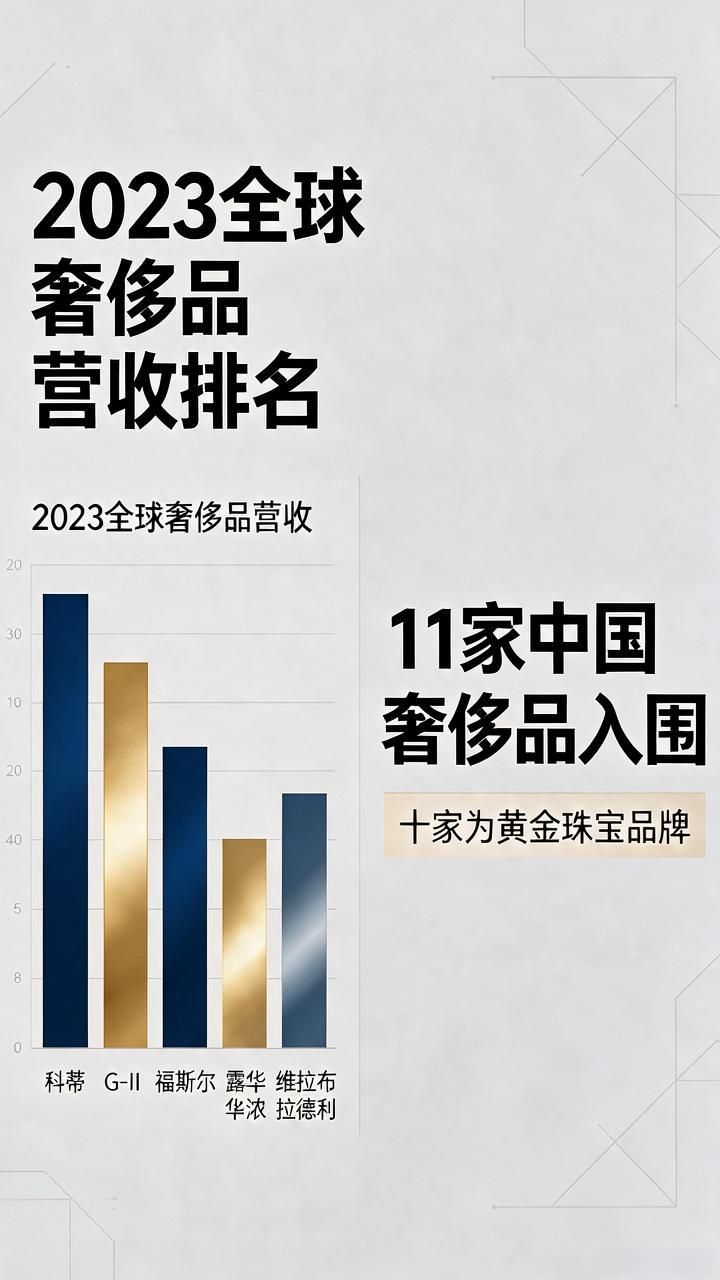 德勤2023奢侈品全球力量报告排名_上海奢侈品公司_路威酩轩集团开云集团历峰集团